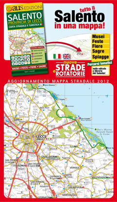 Immagine di Salento carta stradale e turistica. Provincia di Lecce carta stradale e turistica. Ediz. multilingue