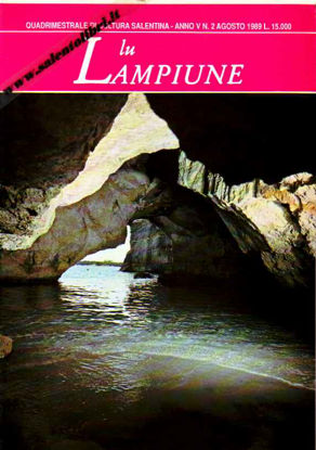 Immagine di Lu Lampiune Quadrimestrale di Cultura Salentina Anno 5 n°2 Agosto 1989