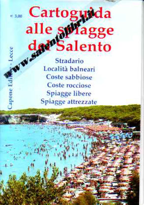 Immagine di Cartoguida alle spiagge del Salento (piegata)