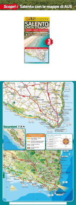 Immagine di Salento Carta Stradale 1: 150.000 Spiagge Mappe Escursioni (piegata)