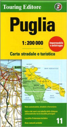 Immagine di Puglia - Carta stradale e turistica 1:200000