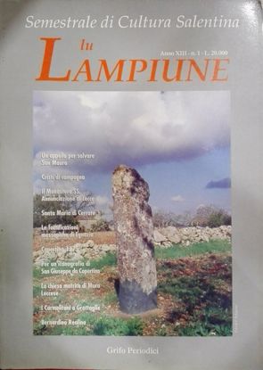 Immagine di Lu Lampiune Quadrimestrale di Cultura Salentina Anno 13 n°1 Aprile 1997