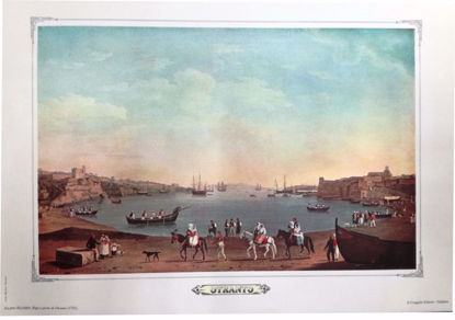 Immagine di Baia e porto di Otranto (1792) DI FILIPPO HACKERT