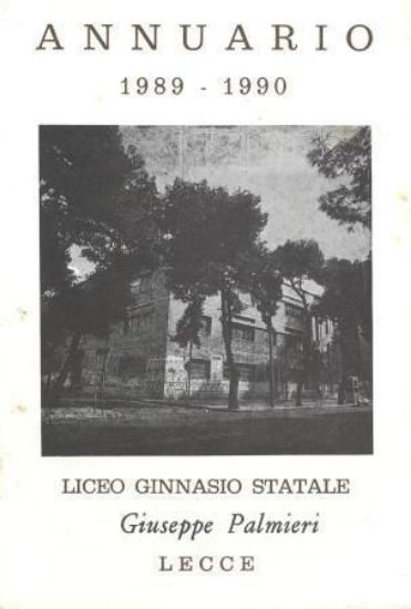 Immagine di ANNUARIO 1989 - 1990 LICEO GINNASIO STATALE GIUSEPPE PALMIERI